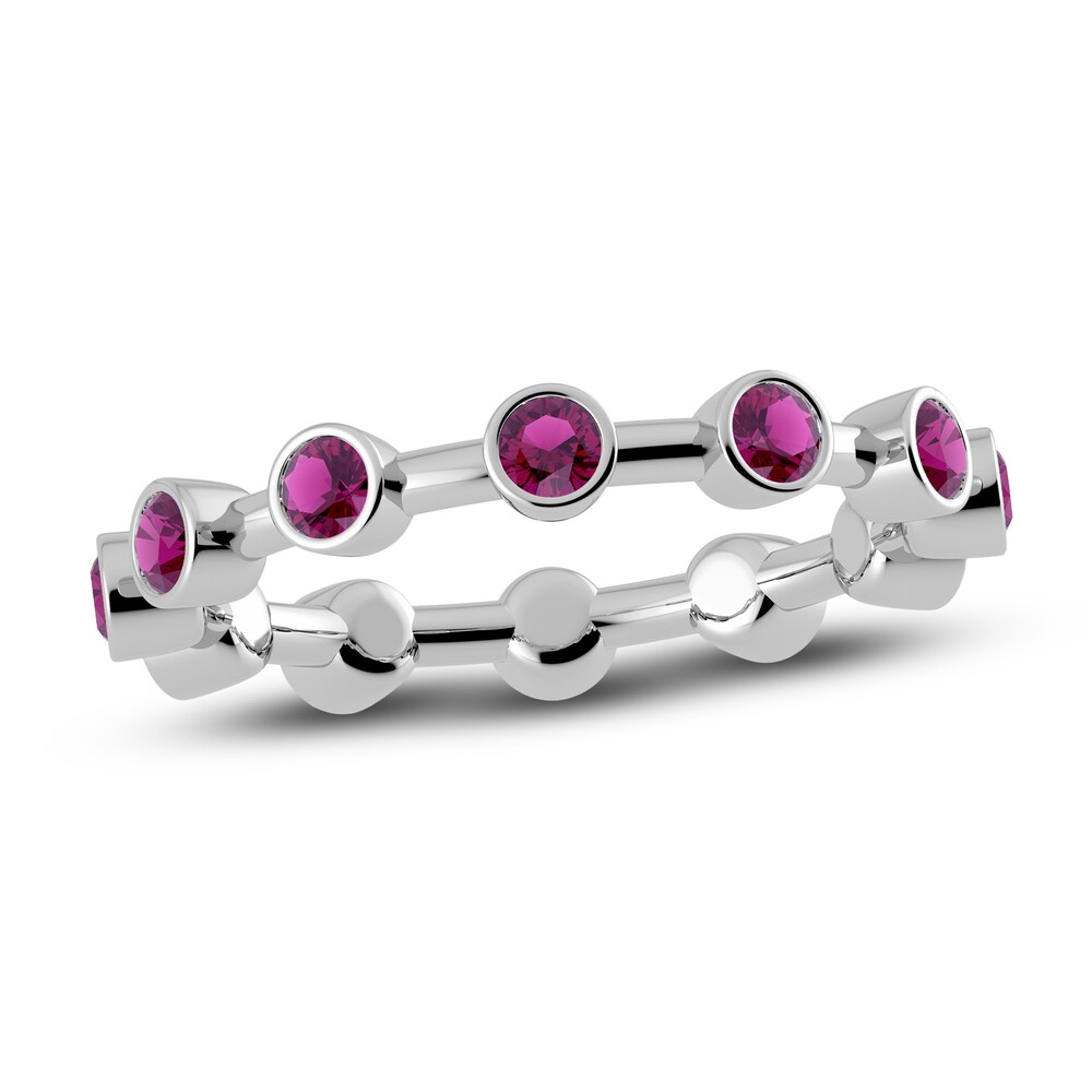 Juliette Maison Natural Rhodalite Garnet Ring 10K White Gold KihPgonh