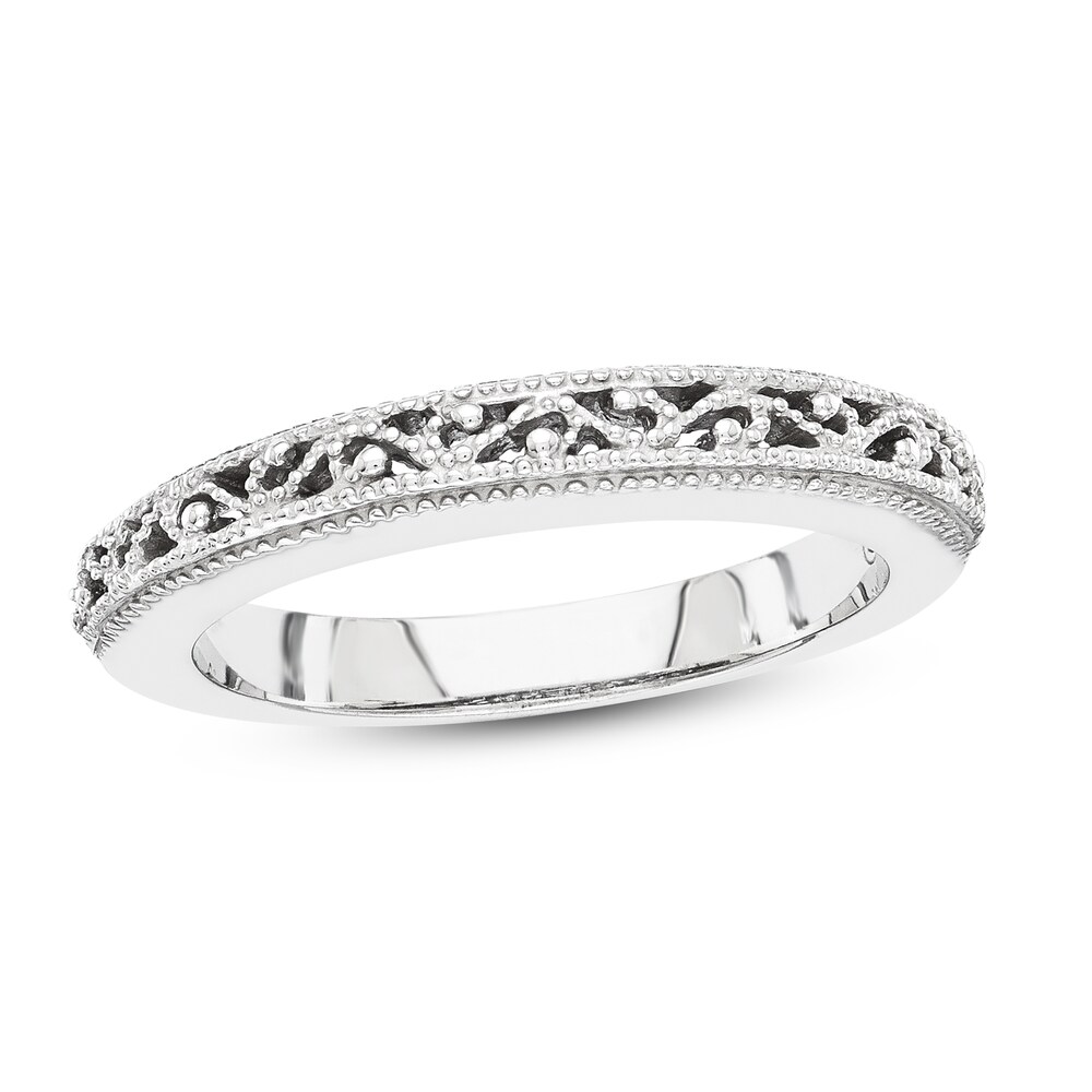 Filigree Band 14K White Gold KrXckbh5