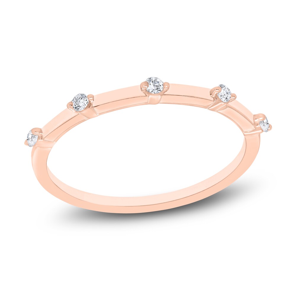 Diamond Ring 1/15 ct tw Round 10K Rose Gold LcoPDA4W