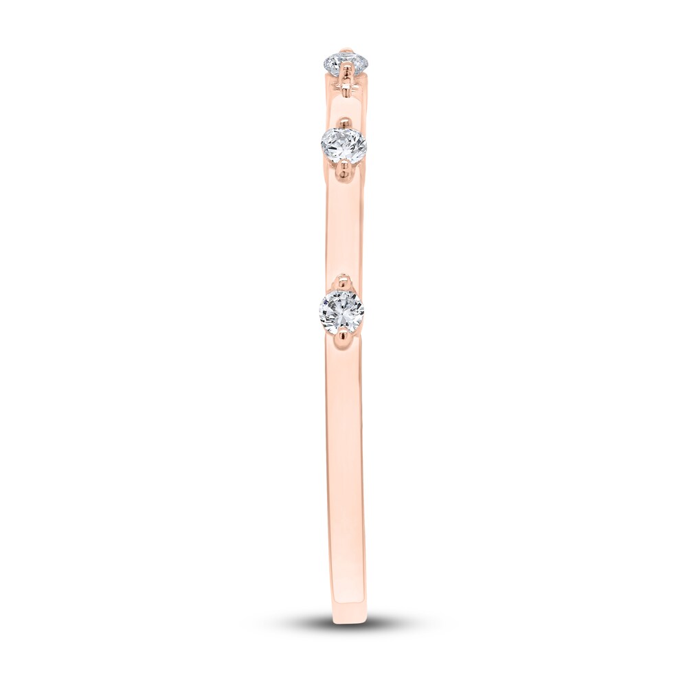 Diamond Ring 1/15 ct tw Round 10K Rose Gold LcoPDA4W