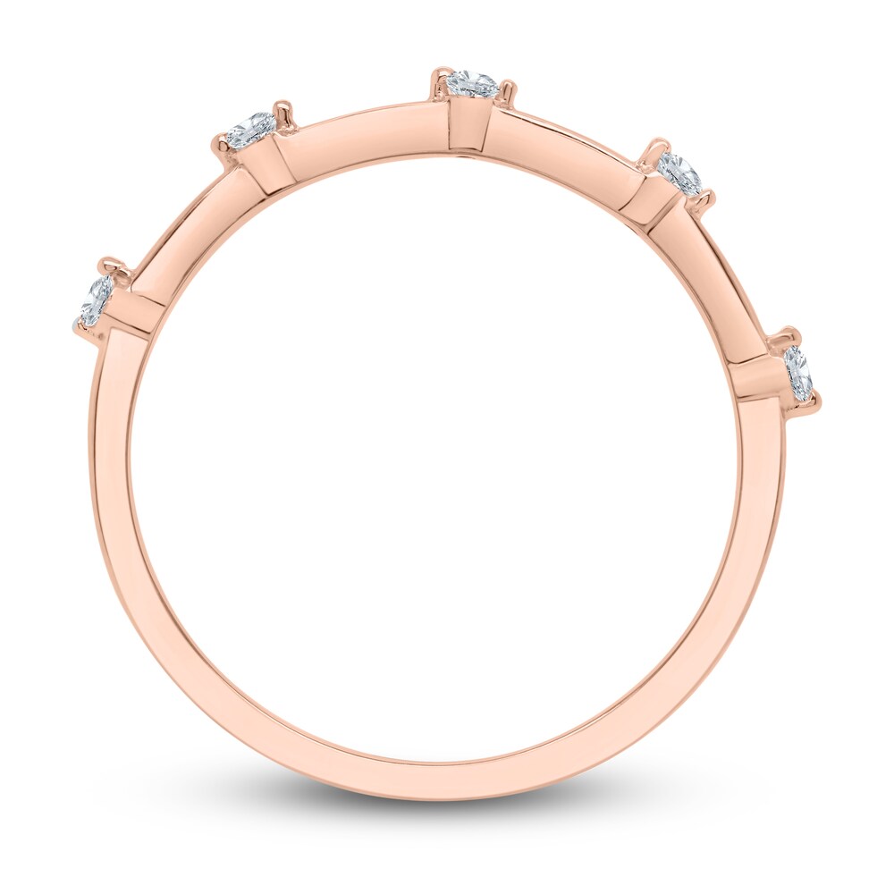 Diamond Ring 1/15 ct tw Round 10K Rose Gold LcoPDA4W