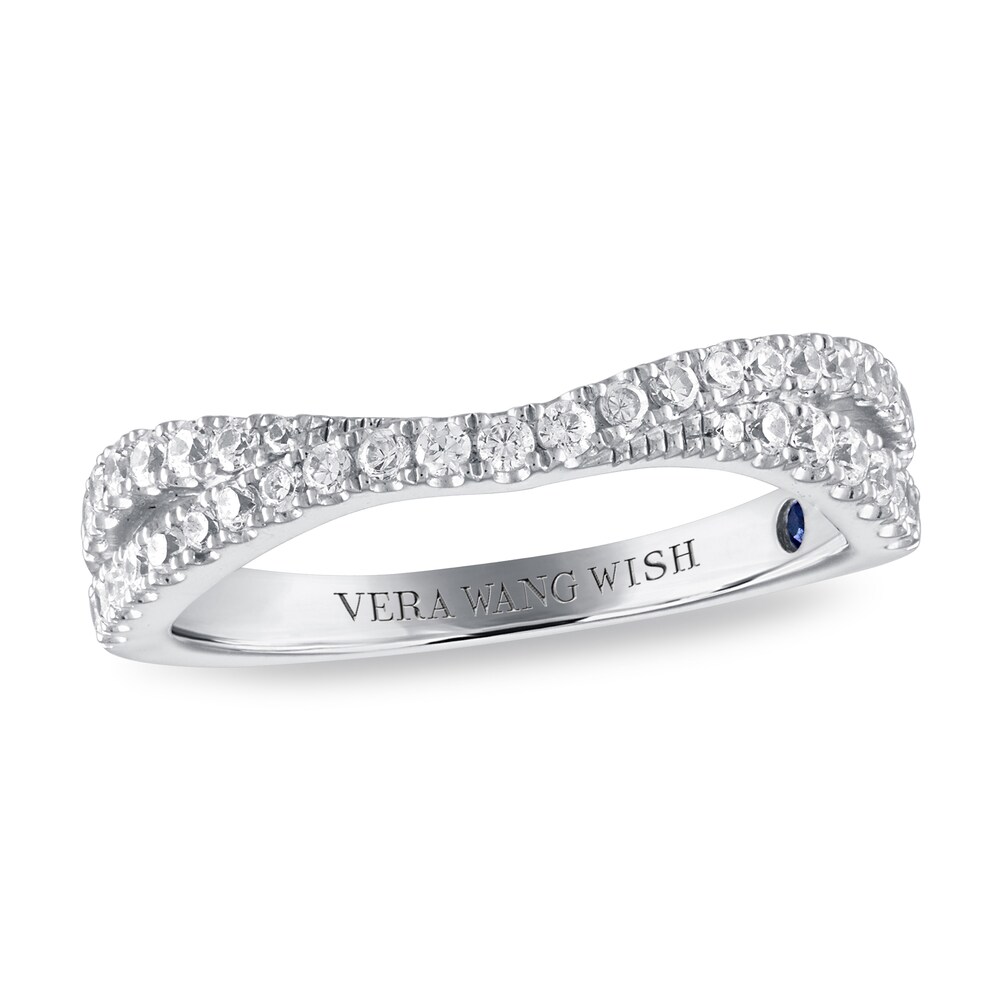 Vera Wang WISH Diamond Wedding Band 3/8 ct tw 14K White Gold LlPPBMuG