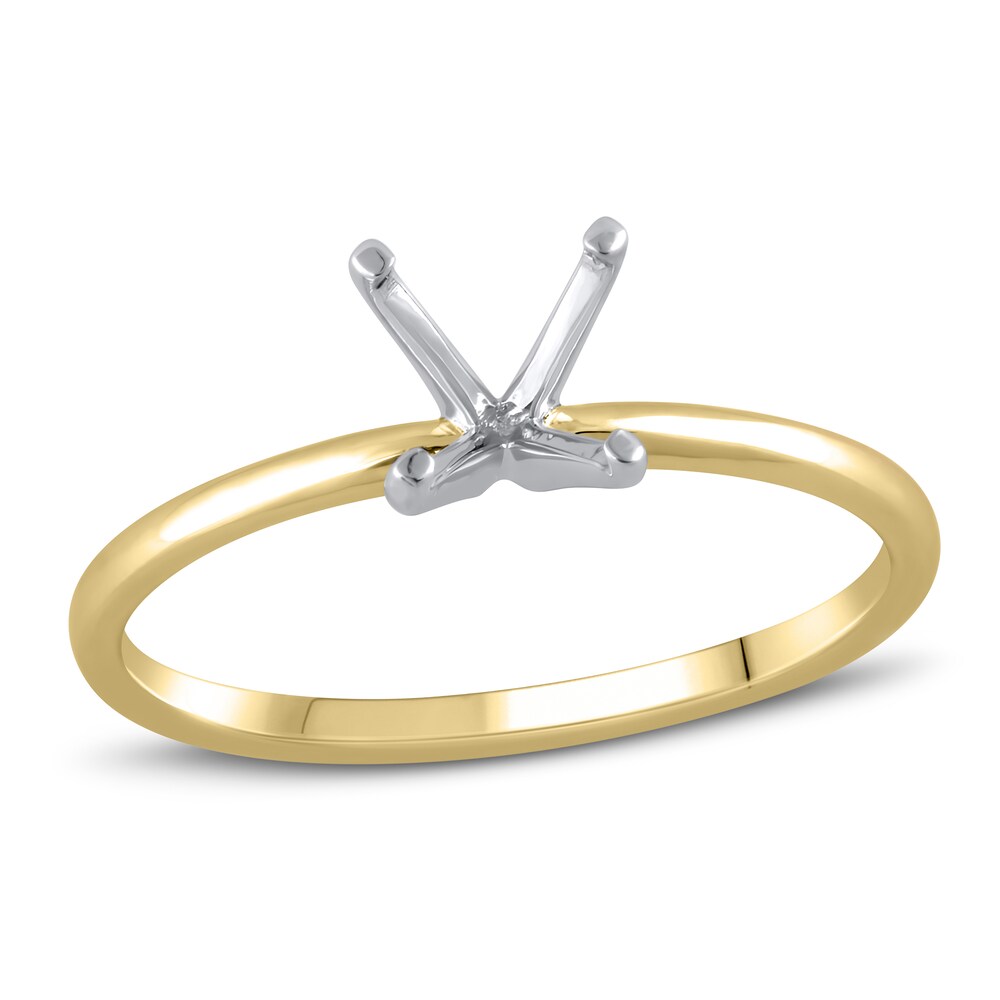 Solitaire Ring Setting 14K Yellow Gold LxXZ1N6G