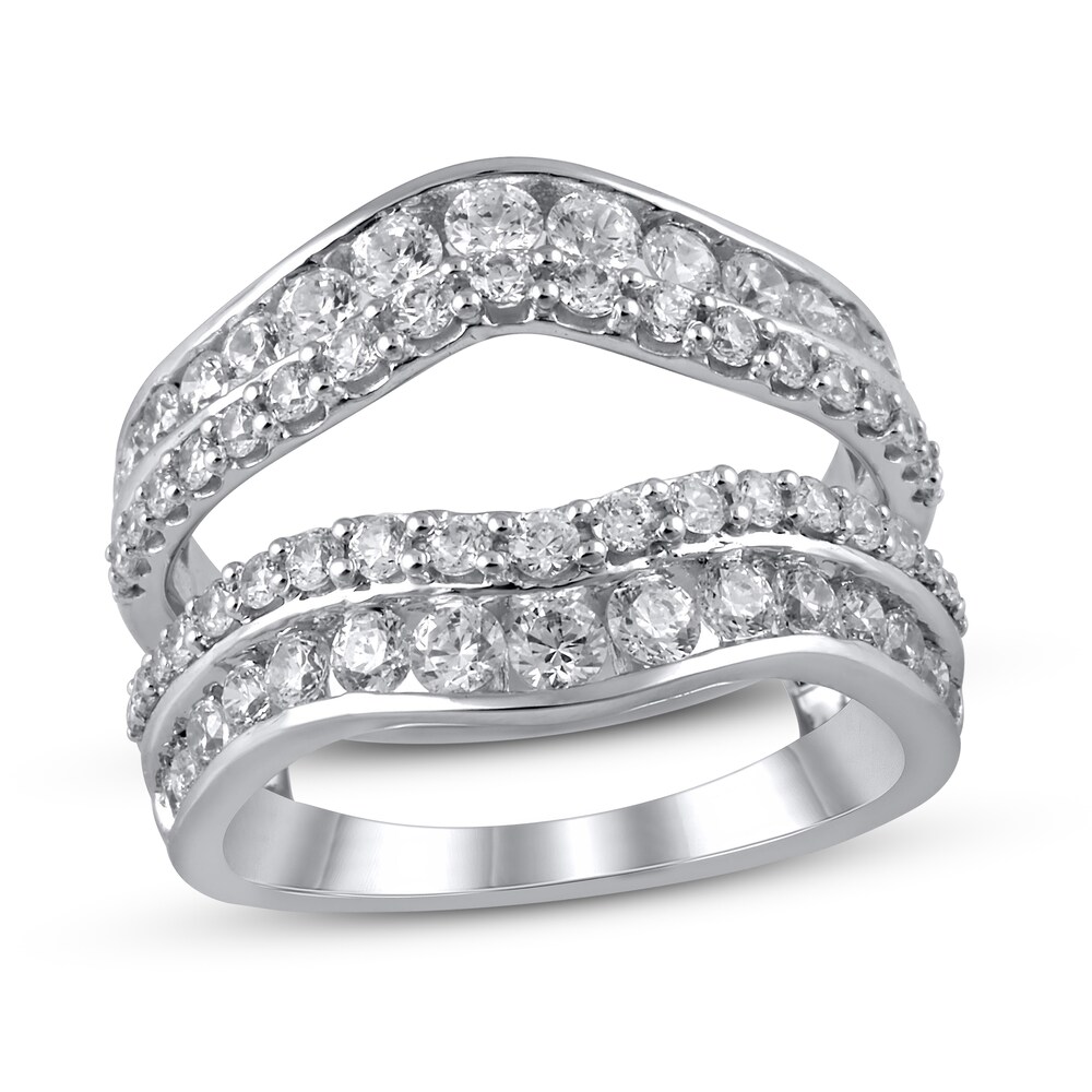 Diamond Enhancer Ring 1-3/4 ct tw Round 14K White Gold M6fLJ7ce