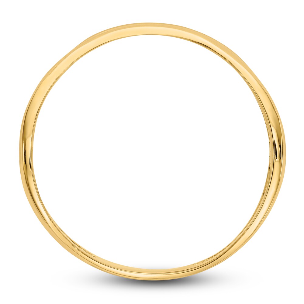 High-Polish Double Wave Ring 14K Yellow Gold MEHYNJNq