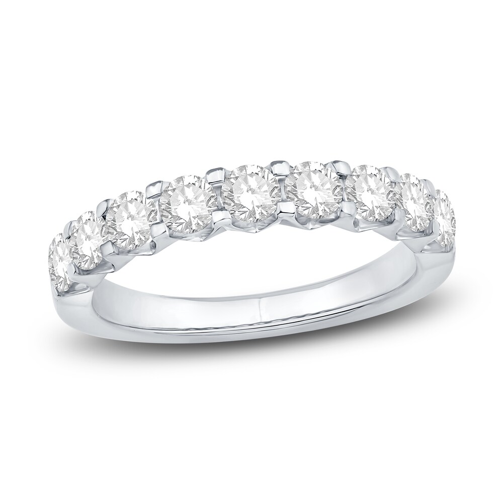 Diamond Anniversary Band 1/2 ct tw Round 18K White Gold MsuIUIY6