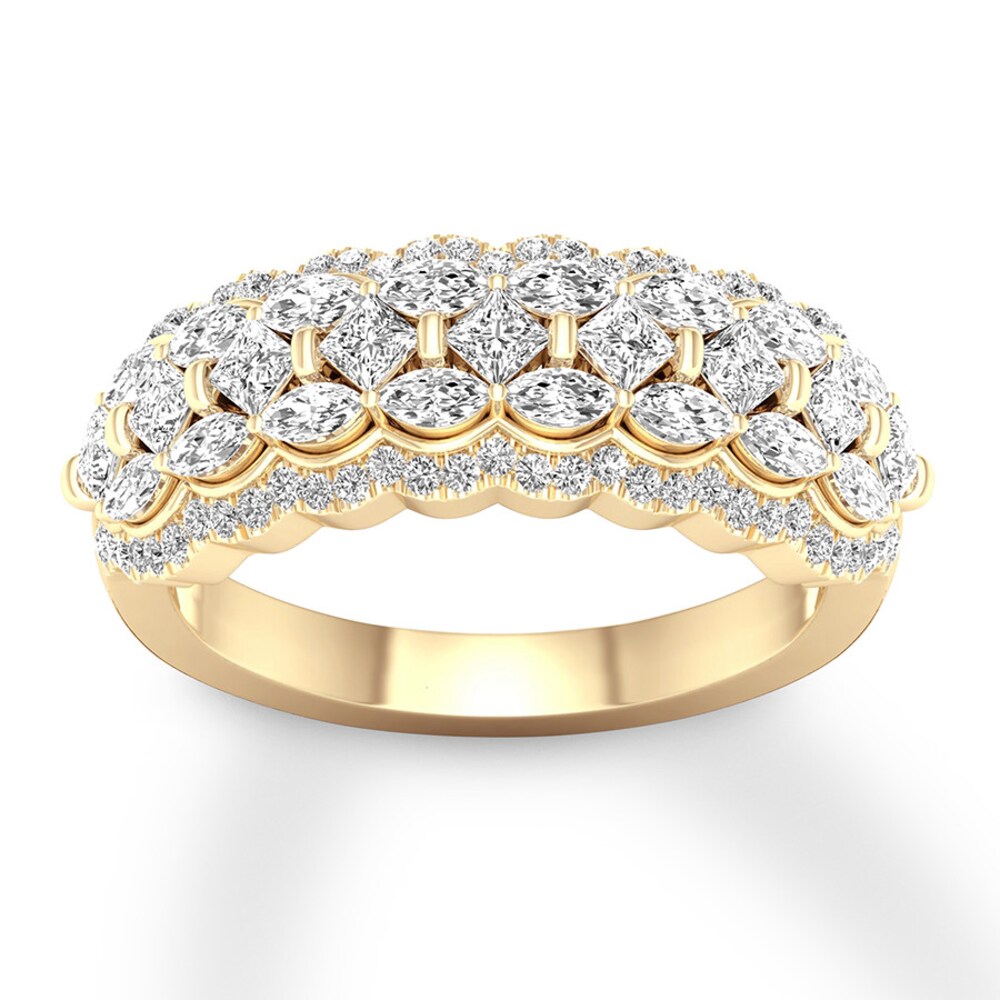 Diamond Anniversary Band 1-1/4 carat tw 14K Yellow Gold MuQ3iUEZ