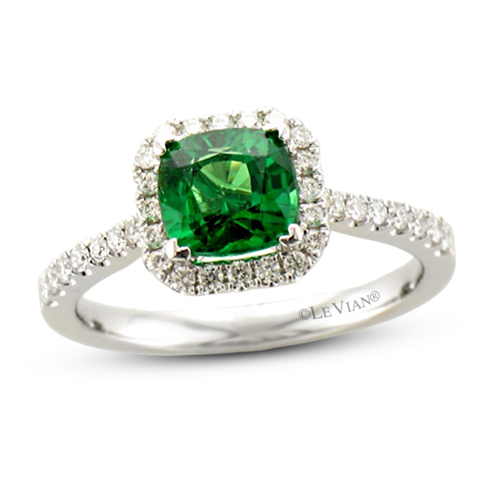 Le Vian Natural Tsavorite Ring 1/3 ct tw Diamonds 18K Vanilla Gold NLLx7JD2