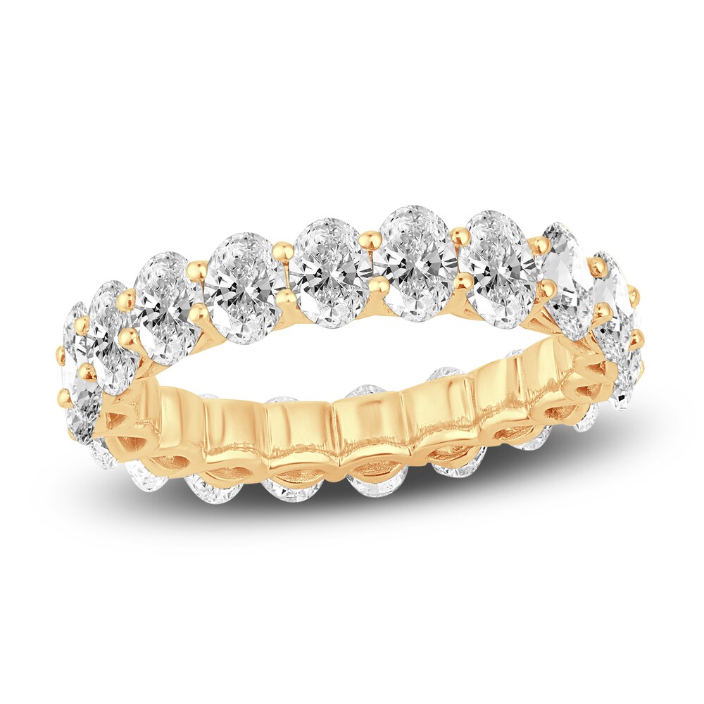 Diamond Eternity Band 4 ct tw Oval 14K Yellow Gold NMD7dpMJ