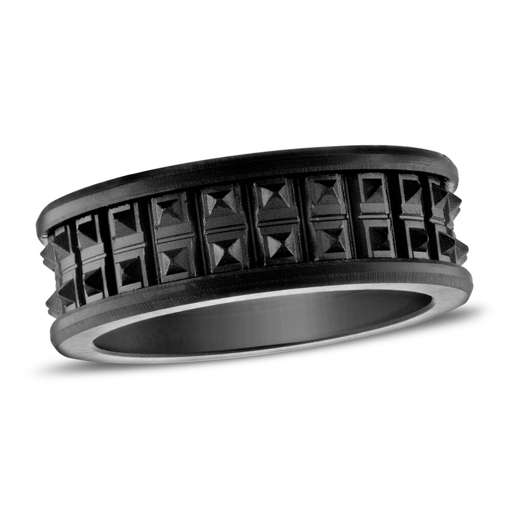 Black Tungsten Ring NxSmP6OK