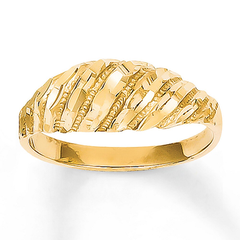 Dome Ring 14K Yellow Gold O62eMXp5