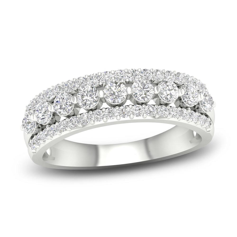 Diamond Anniversary Band 1 ct tw Round Platinum O73xWltK