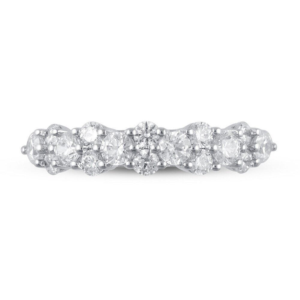 Diamond Anniversary Band 1 ct tw Round-cut Platinum OdbuxYAE