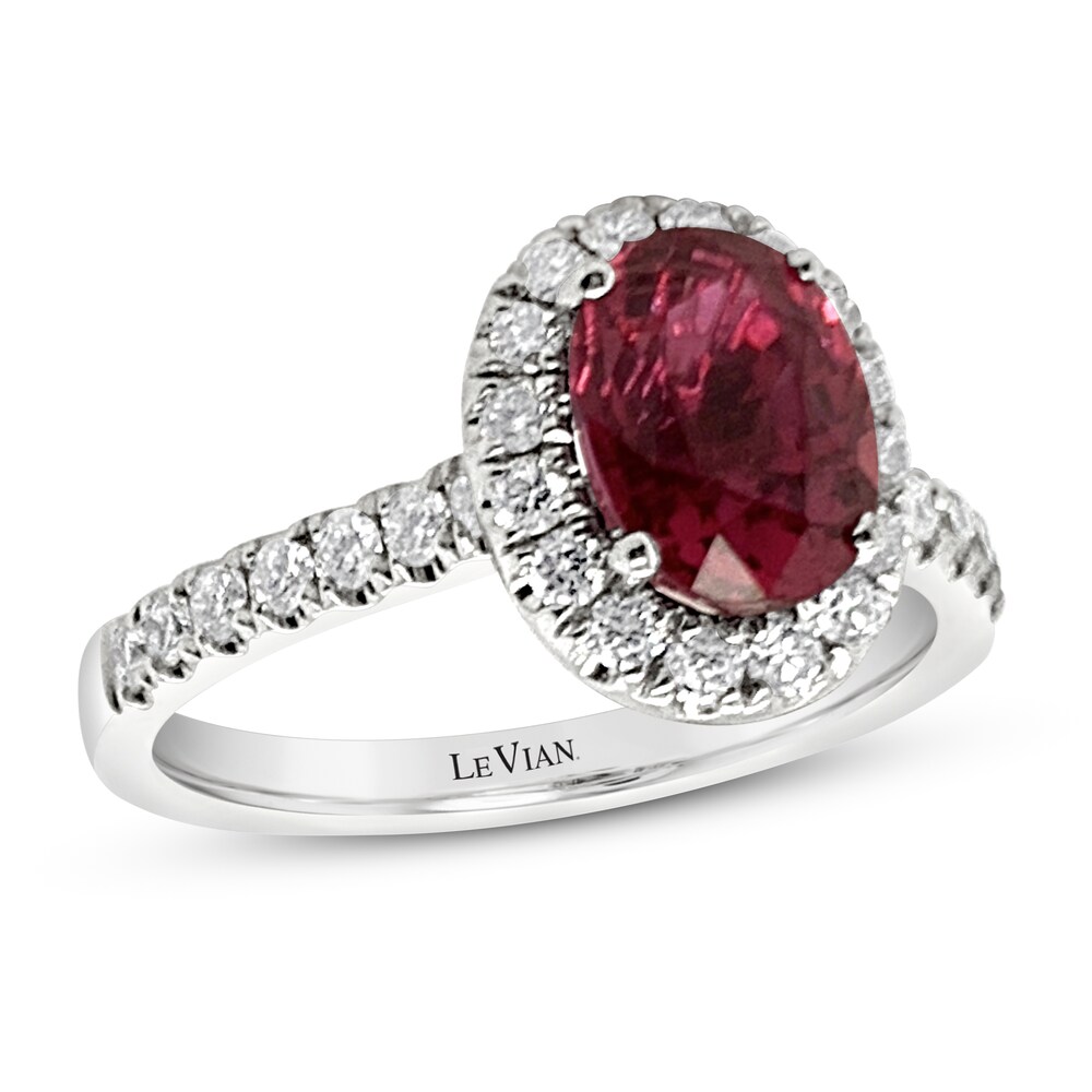 Le Vian Natural Ruby Ring 1/2 ct tw Diamonds 18K Vanilla Gold Pr7kaIby