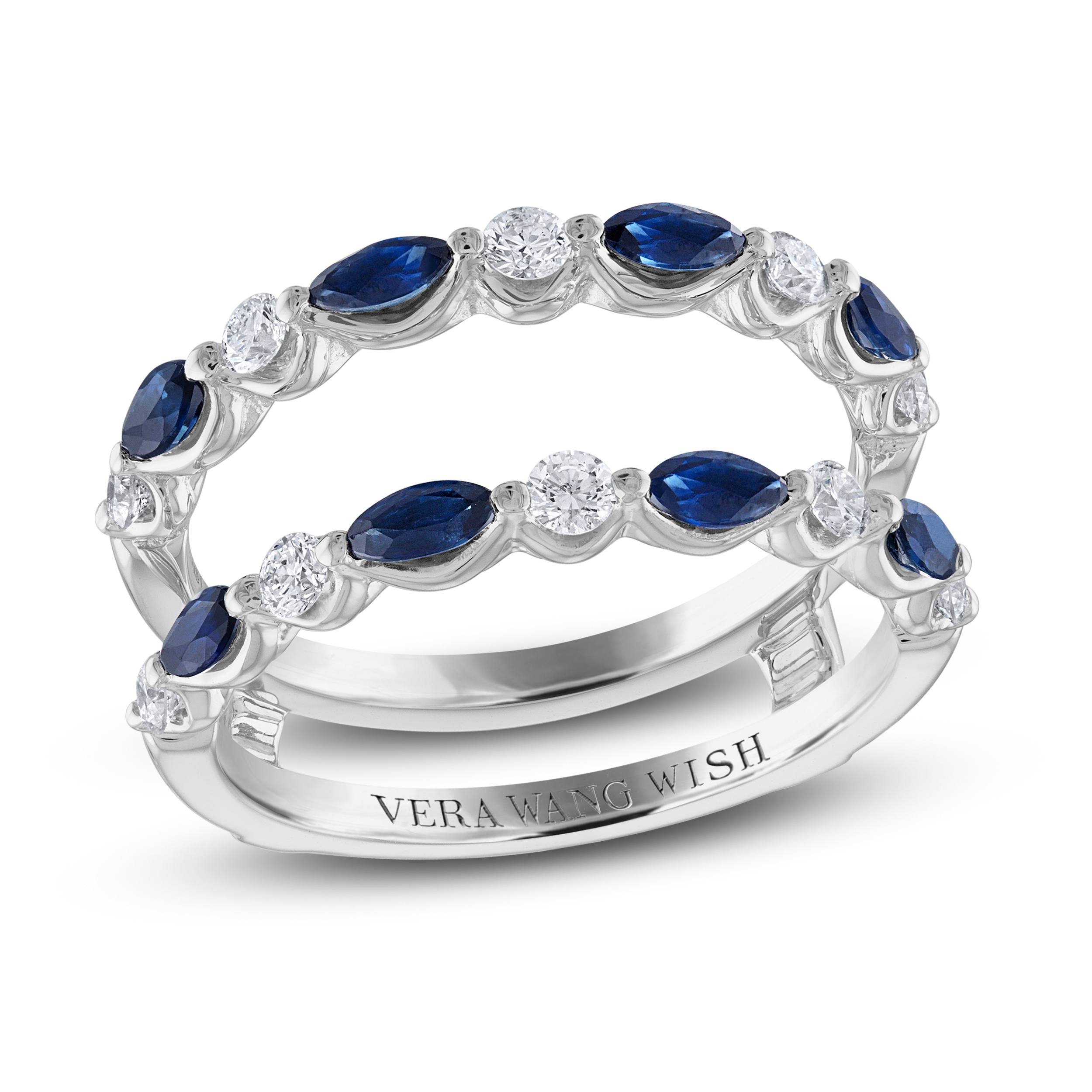 Vera Wang WISH Diamond Enhancer Ring 3/8 ct tw 14K White Gold PwW74jjX