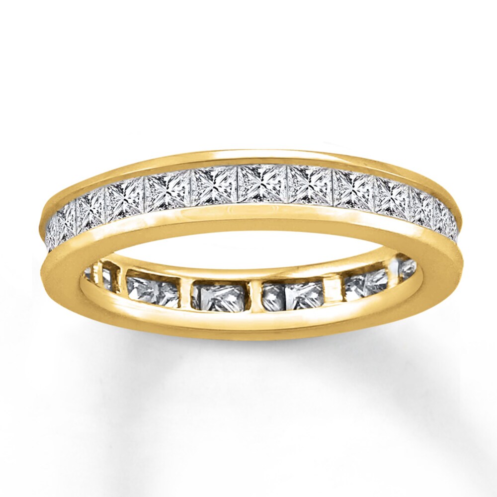 Diamond Eternity Band 2 ct tw Princess-cut 14K Yellow Gold PycbPxqu