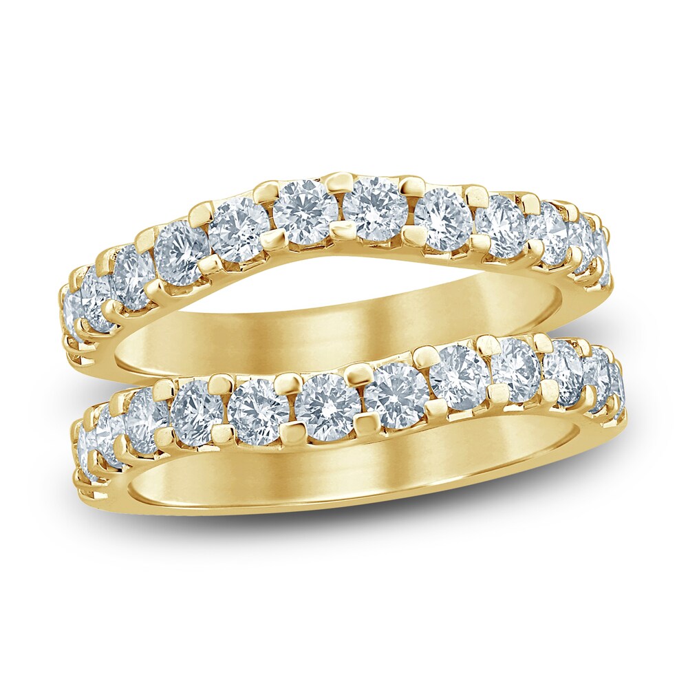 Diamond Anniversary Enhancer Band 1-1/2 ct tw Round 14K Yellow Gold QkWjVNJo