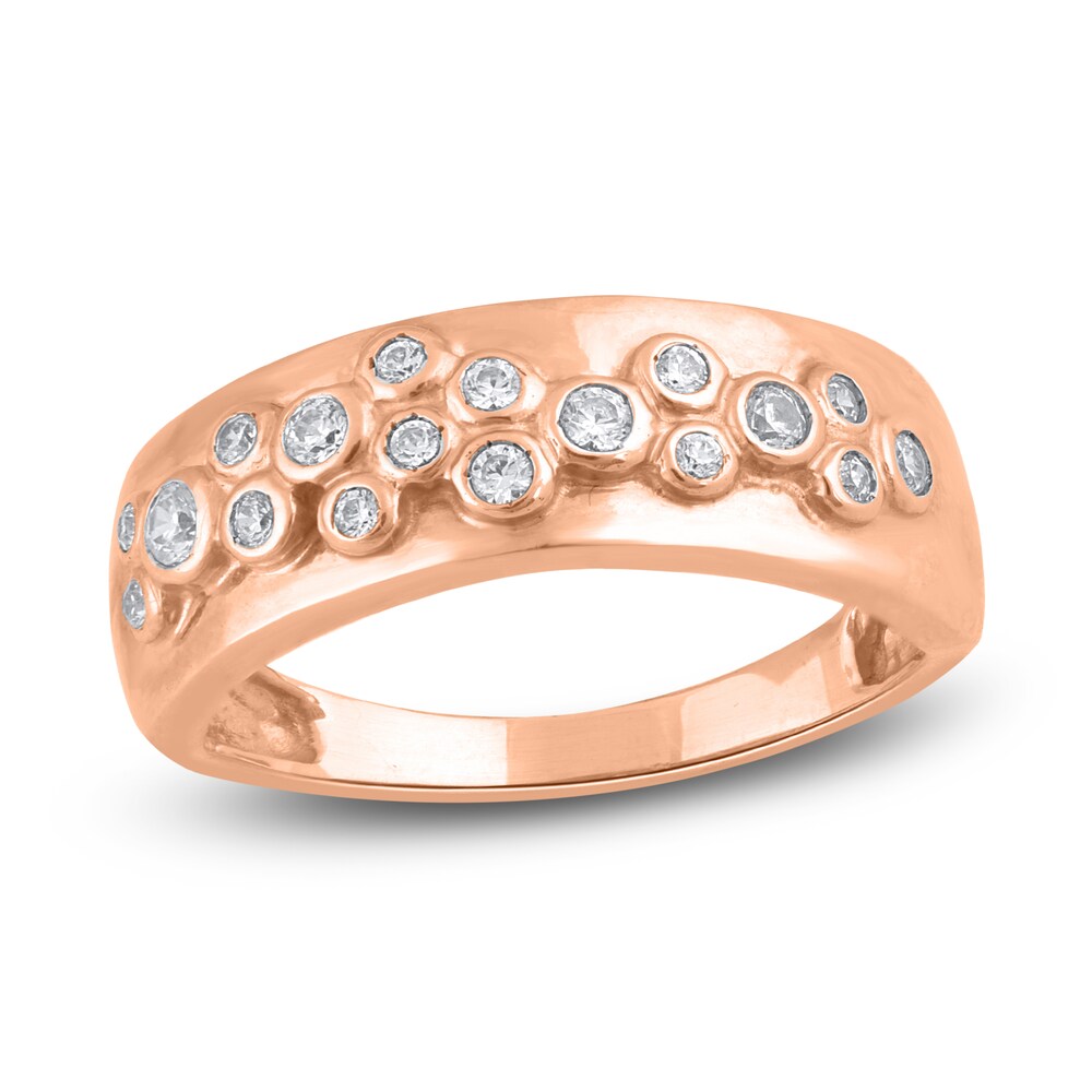 Diamond Anniversary Band 1/4 ct tw Round 14K Rose Gold R1edDTeB