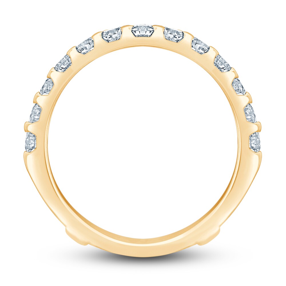 Diamond Enhancer Ring 1-1/2 ct tw Round 14K Yellow Gold RaBjjKNz
