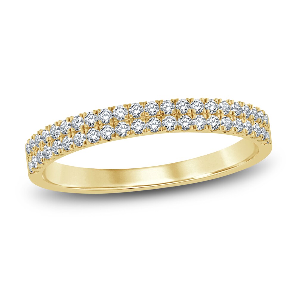 Diamond Anniversary Band 1/4 ct tw Round 14K Yellow Gold Rm144nJo