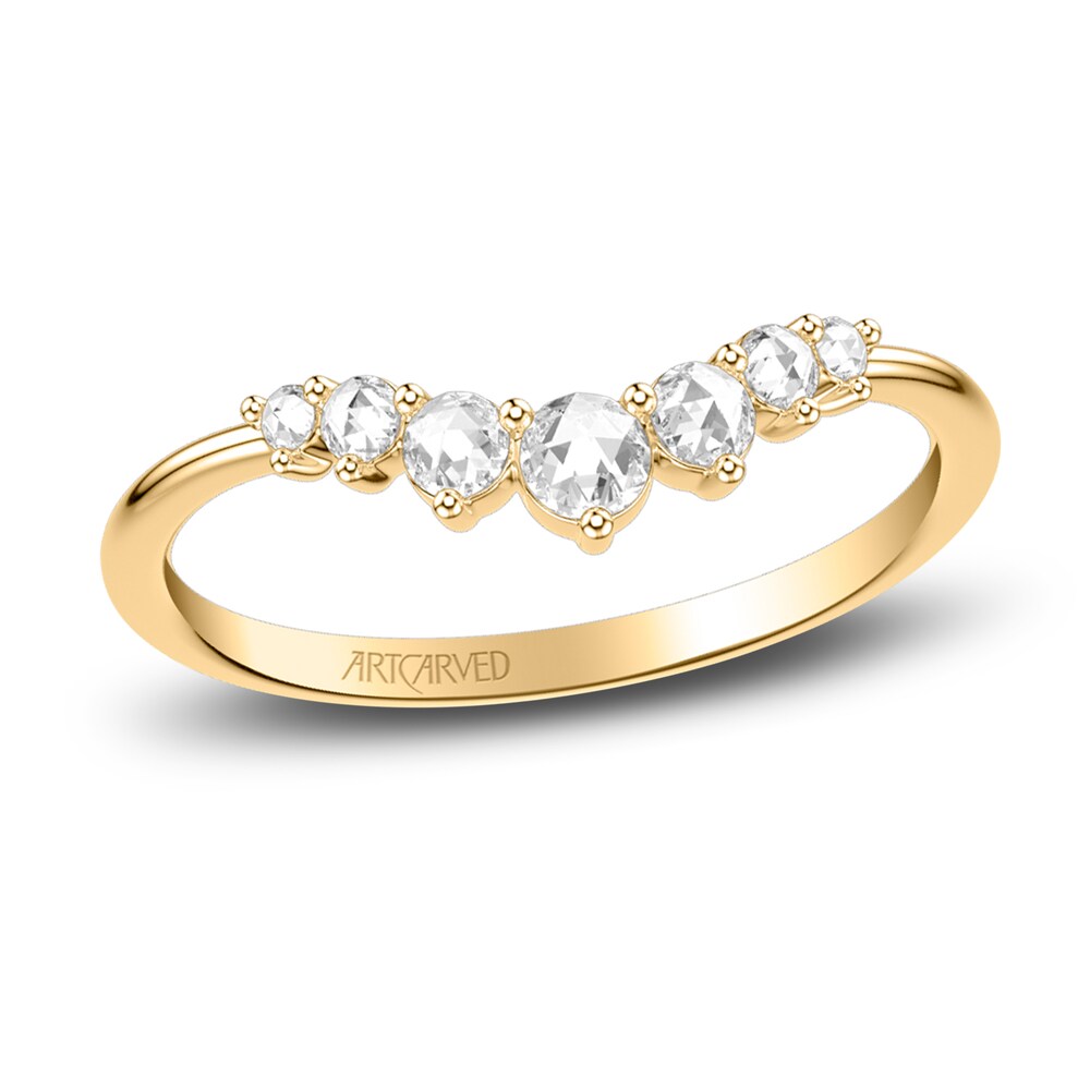 ArtCarved Rose-Cut Diamond Anniversary Band 1/5 ct tw 14K Yellow Gold SCv0Dm0v