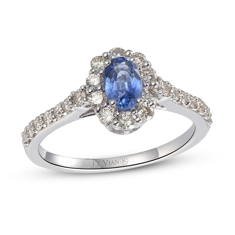 Le Vian Natural Sapphire Ring 1/2 ct tw Diamonds 14K Vanilla Gold SDM8kM8Z