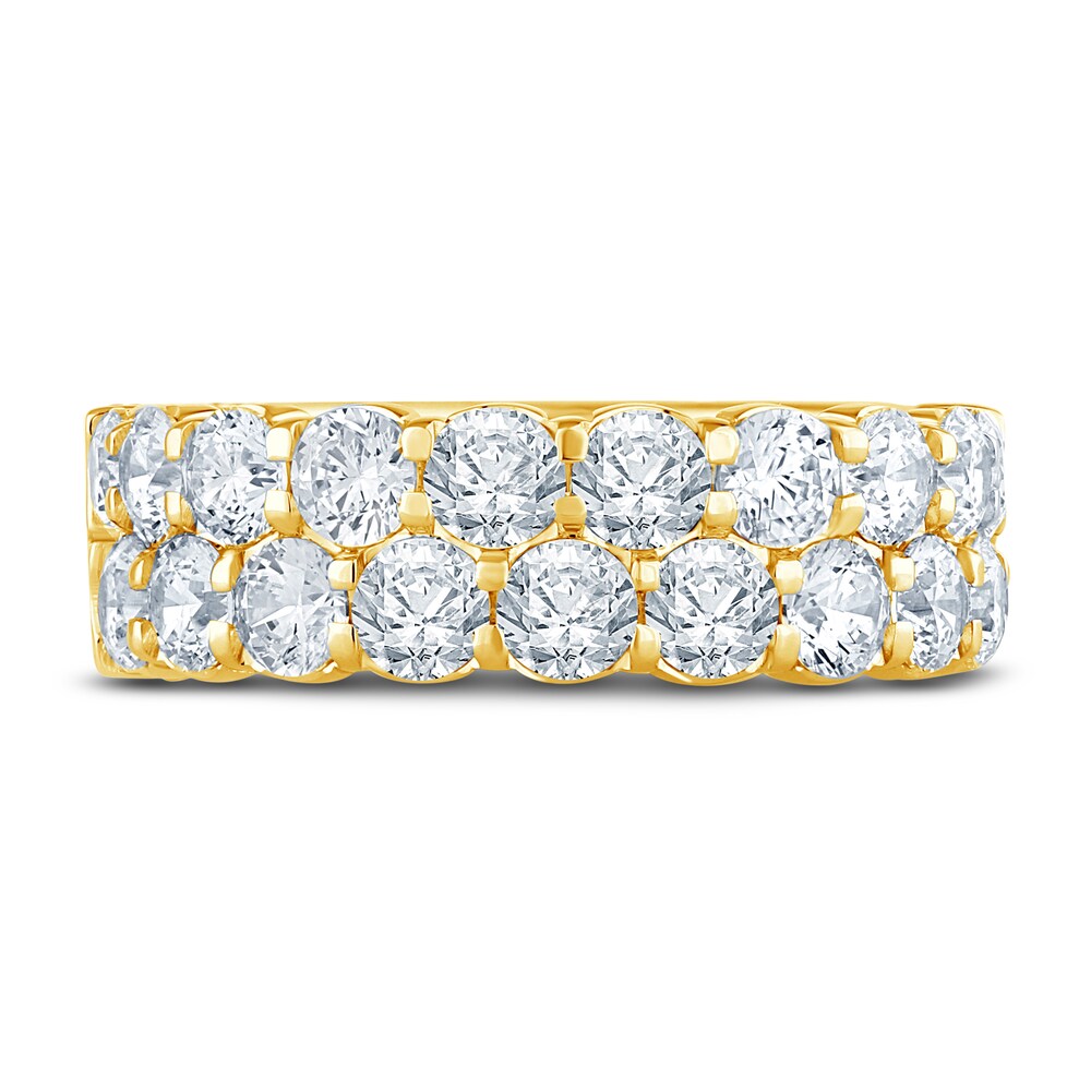 Pnina Tornai Lab-Created Diamond Anniversary Band 3 ct tw Round 14K Yellow Gold SO6Ff3ZV