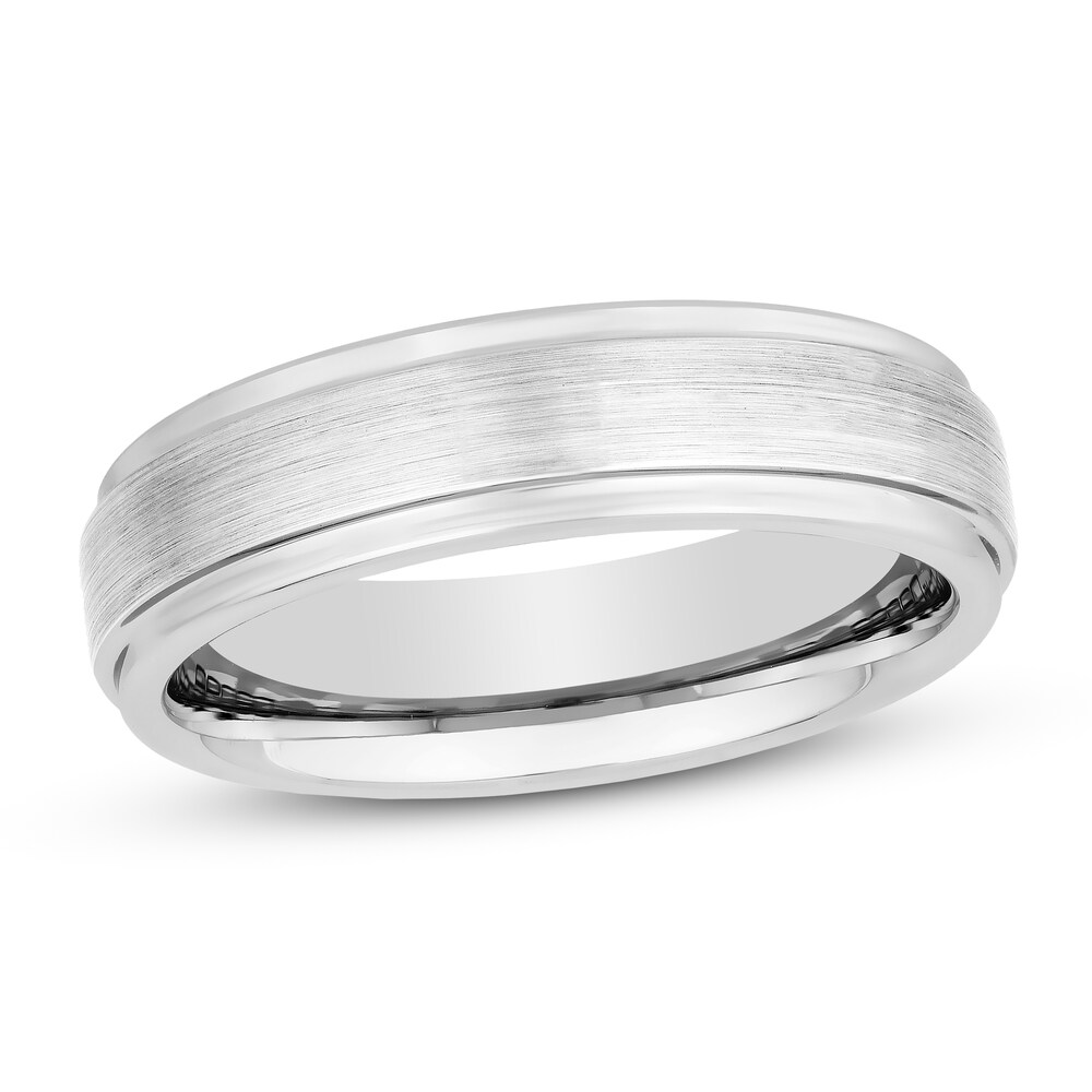 6mm Wedding Band White Tungsten Carbide SVrEixDC