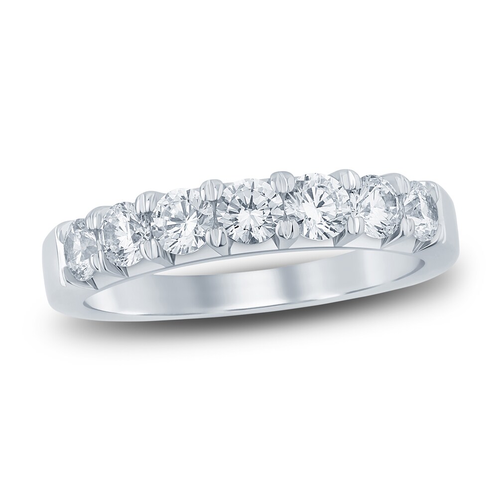 Diamond Anniversary Band 1 ct tw Round 14K White Gold Sd8eNTIo