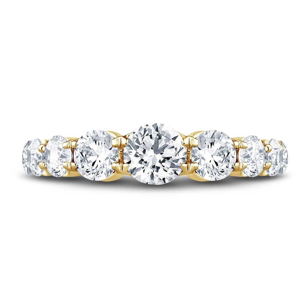 Pnina Tornai Lab-Created Diamond Anniversary Band 2 ct tw Round 14K Yellow Gold SldaBQWM