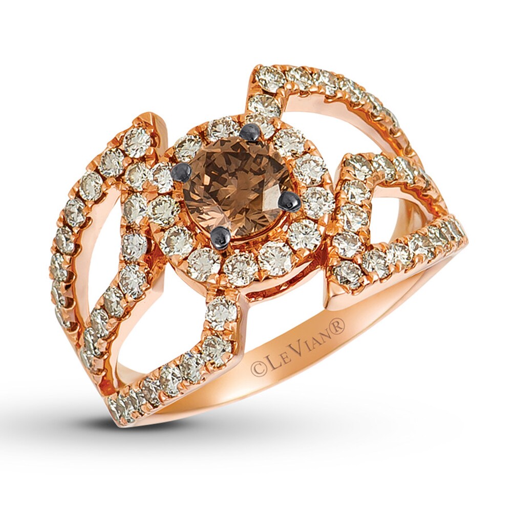 Le Vian Diamond Ring 1-7/8 ct tw 14K Strawberry Gold TBrbmp1b
