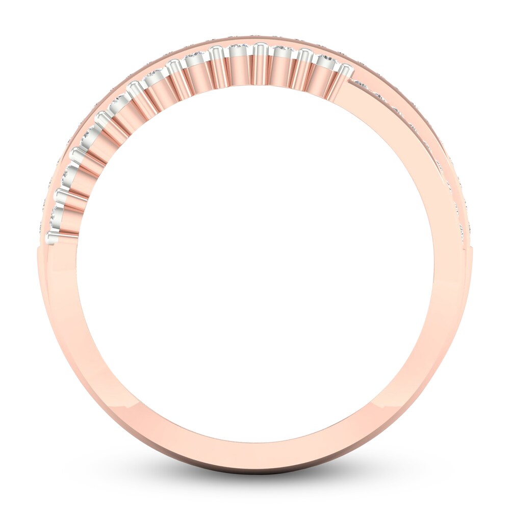 Diamond Anniversary Band 1/4 ct tw Round 14K Rose Gold TKfBvZCP