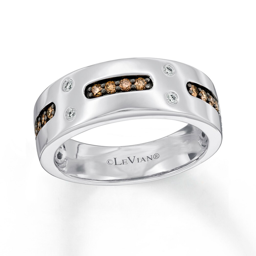 Le Vian Men's Diamond Band 3/8 carat tw 14K Vanilla Gold Tli4eHzk