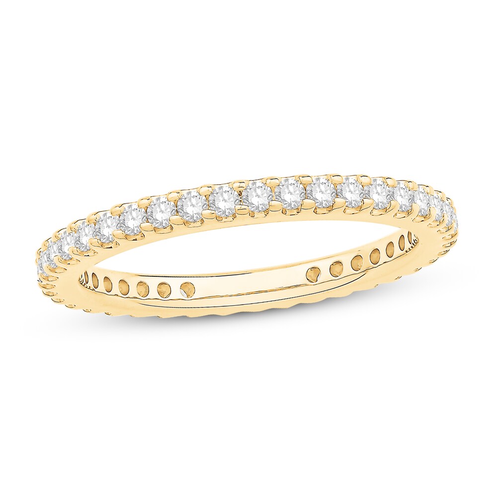 Diamond Eternity Band 1/2 ct tw Round 14K Yellow Gold U3Bzlfcf