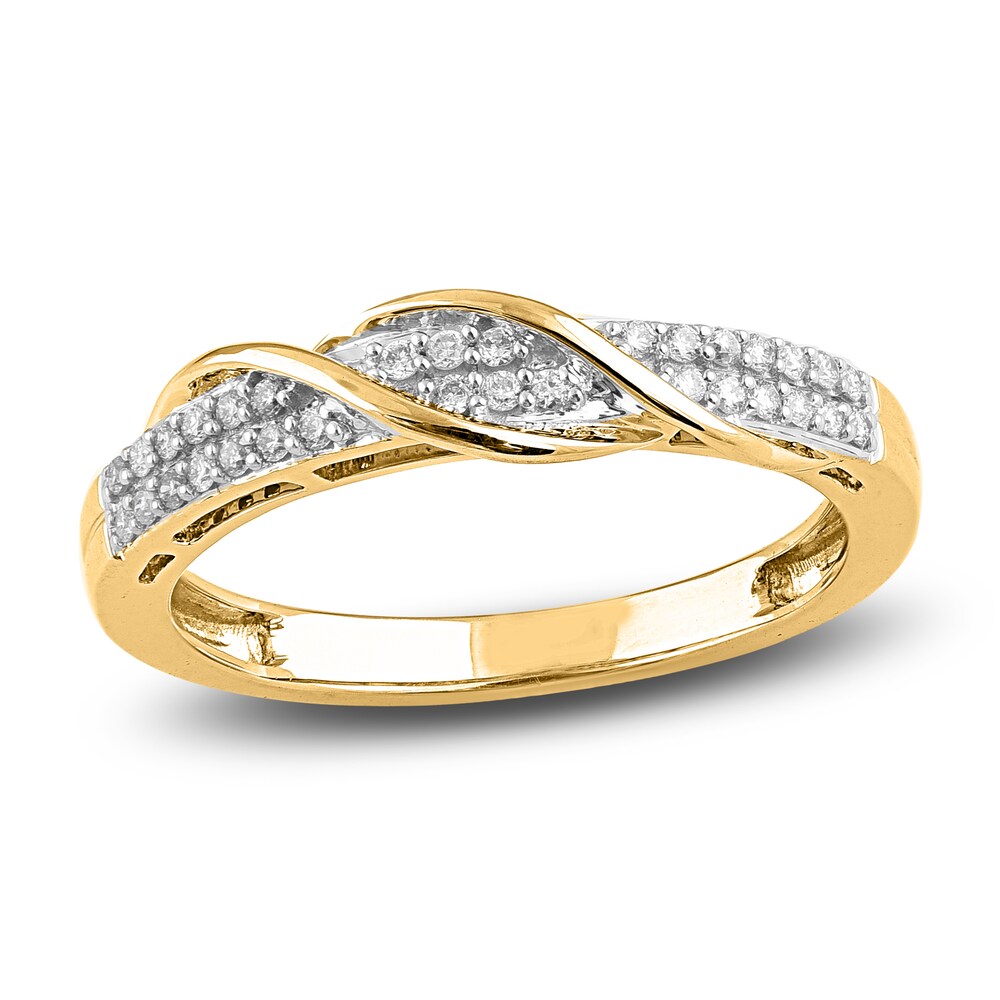 Diamond Anniversary Band 1/6 ct tw Round 14K Yellow Gold UZv4BhmG