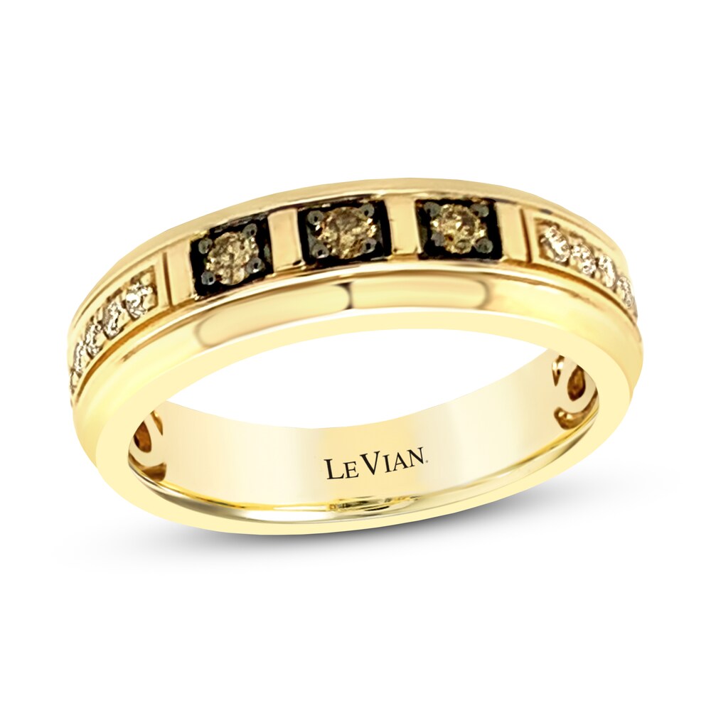 Le Vian Men's Diamond Ring 1/3 ct tw 14K Honey Gold V207NEc3