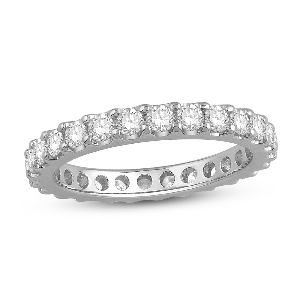 Diamond Eternity Ring 1 1/2 ct tw Round 14K White Gold VF2zWACI