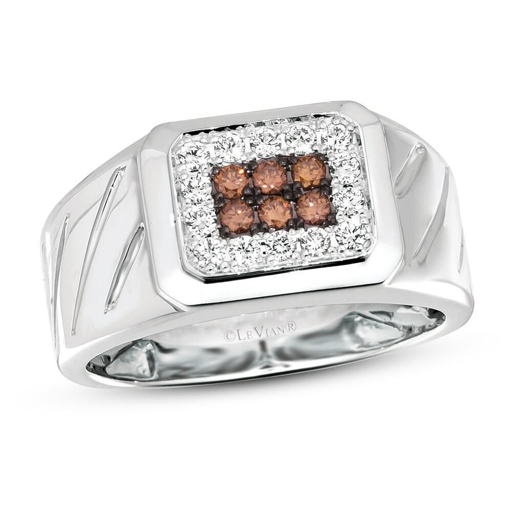 Le Vian Men's Diamond Ring 3/8 ct tw 14K Vanilla Gold WIOq5qB7