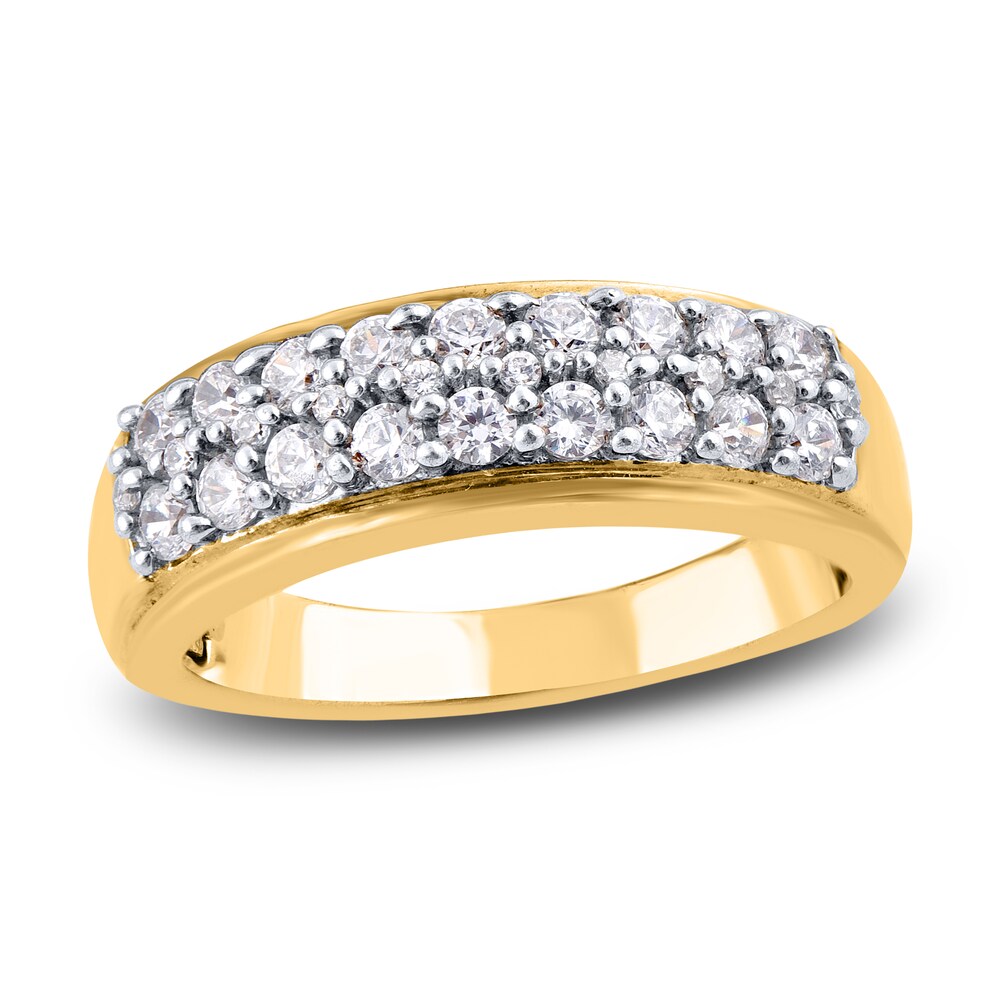 Diamond Anniversary Band 3/4 ct tw Round 14K Yellow Gold WbU2TG83