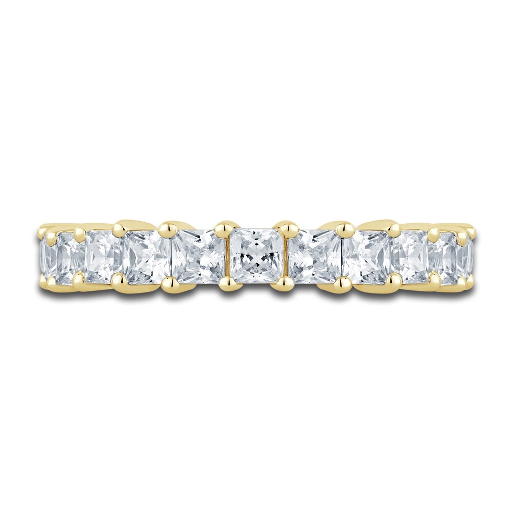 Pnina Tornai Diamond Eternity Ring 2-3/4 ct tw Princess 14K Yellow Gold XJ8tU8K2