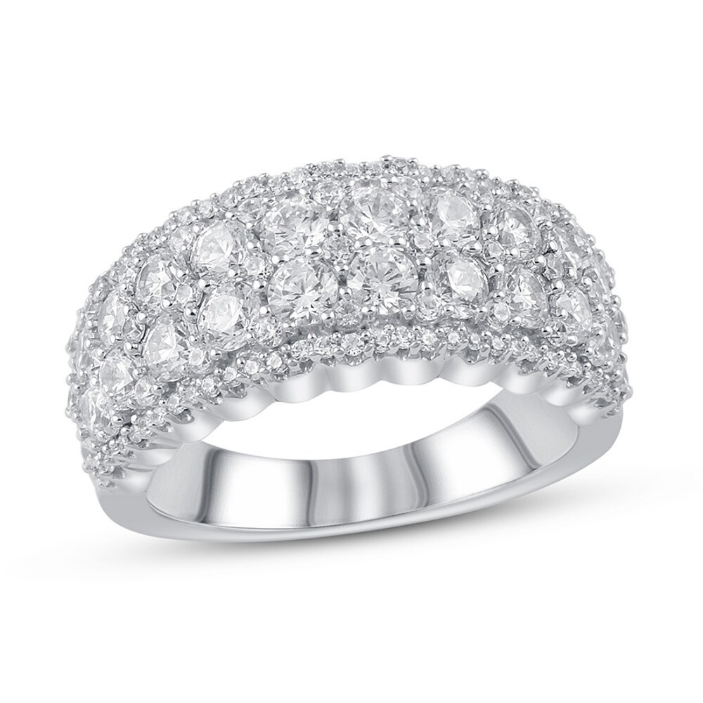 Diamond Anniversary Band 2 ct tw Round Platinum XQOaum7M