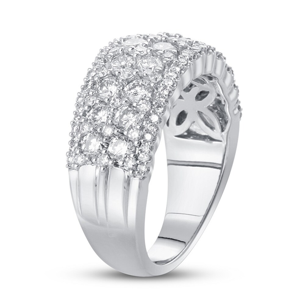 Diamond Anniversary Band 2 ct tw Round Platinum XQOaum7M