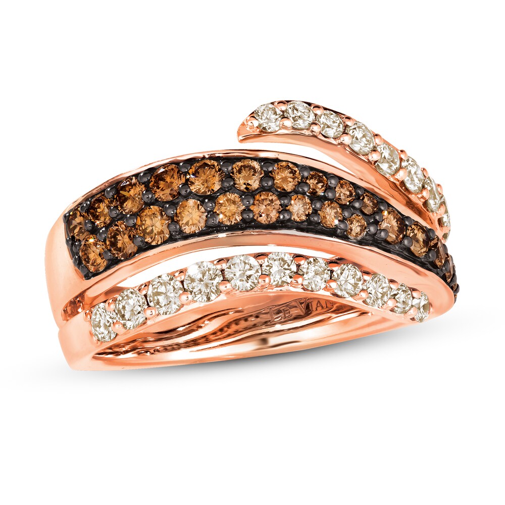 Le Vian Chocolate Diamond Ring 1-1/4 ct tw 14K Strawberry Gold Xyp7C4SE