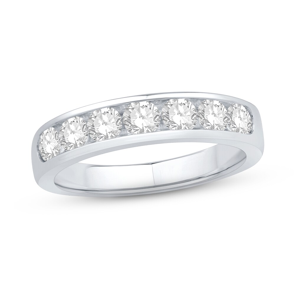 Diamond Anniversary Band 1 ct tw Round Platinum YAap0Csl