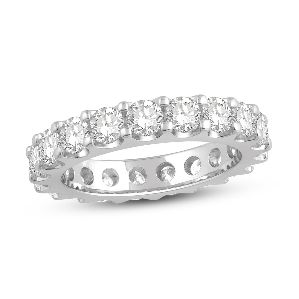 Diamond Eternity Ring 3 ct tw Round 14K White Gold ZbB5MsGc