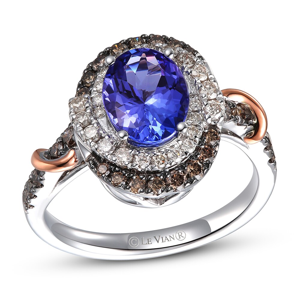 Le Vian Natural Tanzanite Ring 5/8 ct tw Diamonds 14K Two-Tone Gold ZplpJGuz