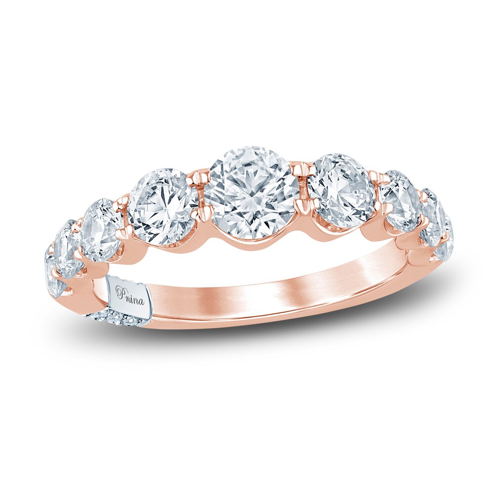 Pnina Tornai Lab-Created Diamond Anniversary Band 2 ct tw Round 14K Rose Gold ZxuLDHKD