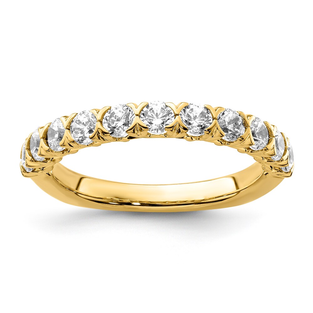 Hearts Desire Diamond Anniversary Band 1 ct tw Round 18K Yellow Gold a8aB3xsQ