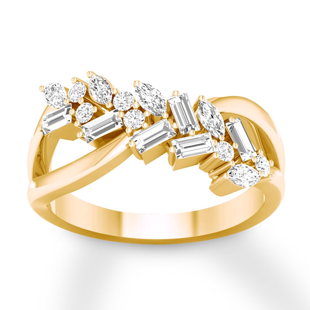 Diamond Ring 5/8 carat tw 14K Yellow Gold aJ7hndJn