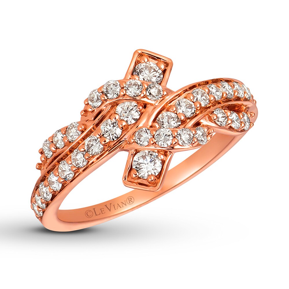 Le Vian Diamond Ring 5/8 carat tw 14K Strawberry Gold awoN3RkD